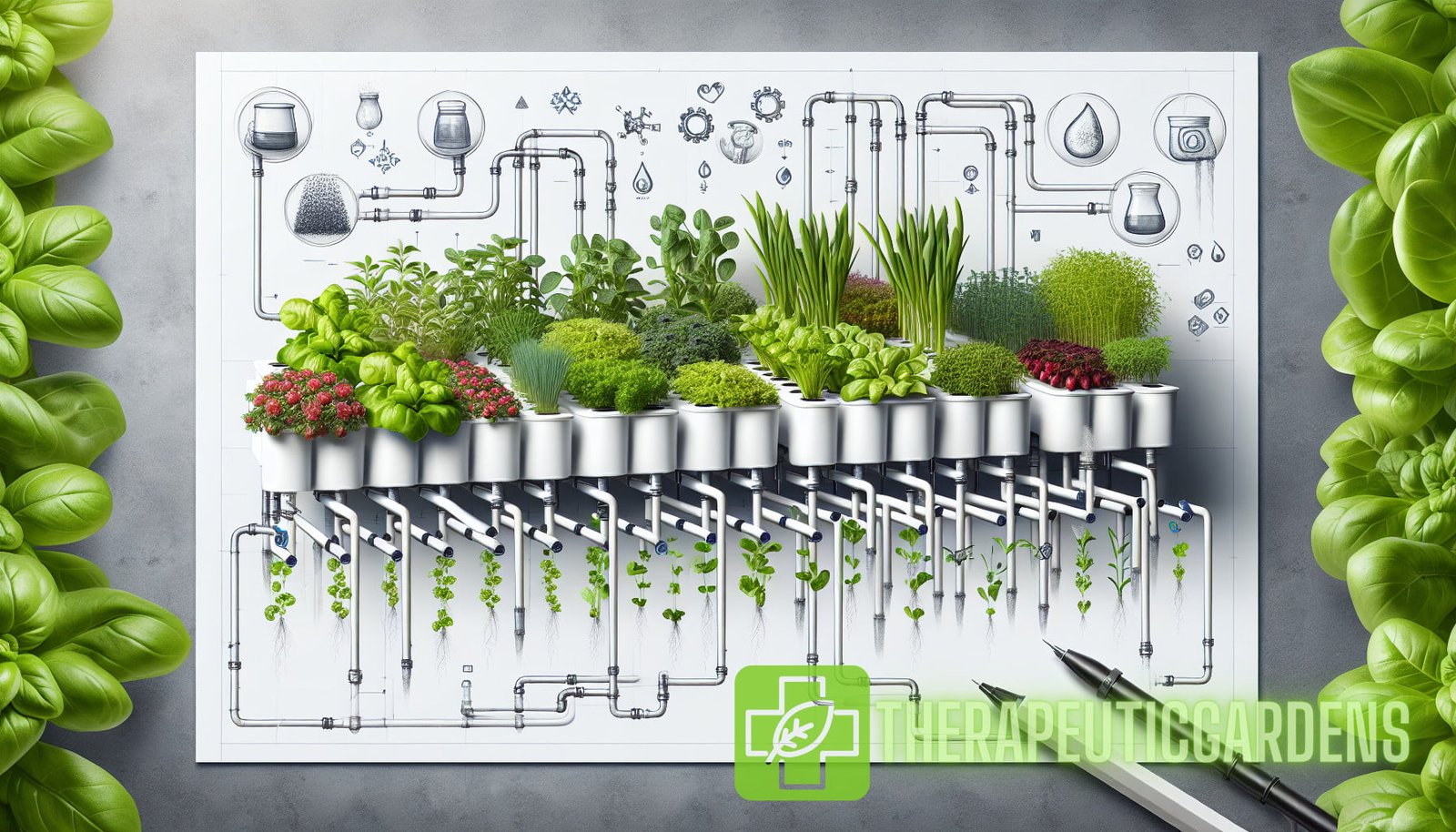 Illustration for section: 2. Nutrient Control: With hydroponic gardening, nutrients are delivered directly to the plants' root - hydroponic gardening