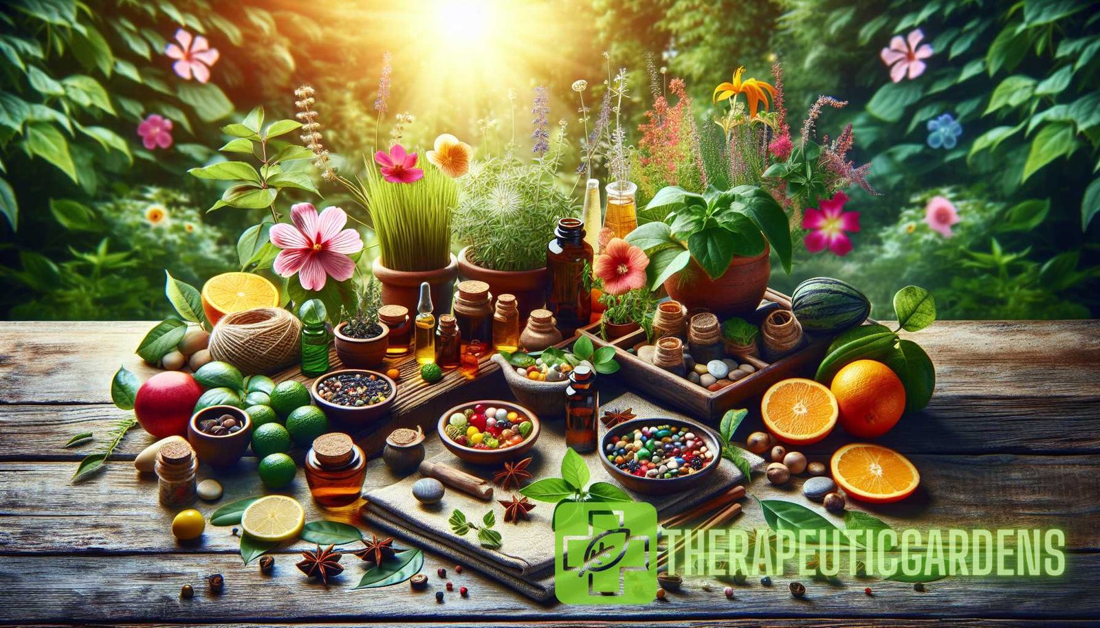 Therapeutic plants promoting health