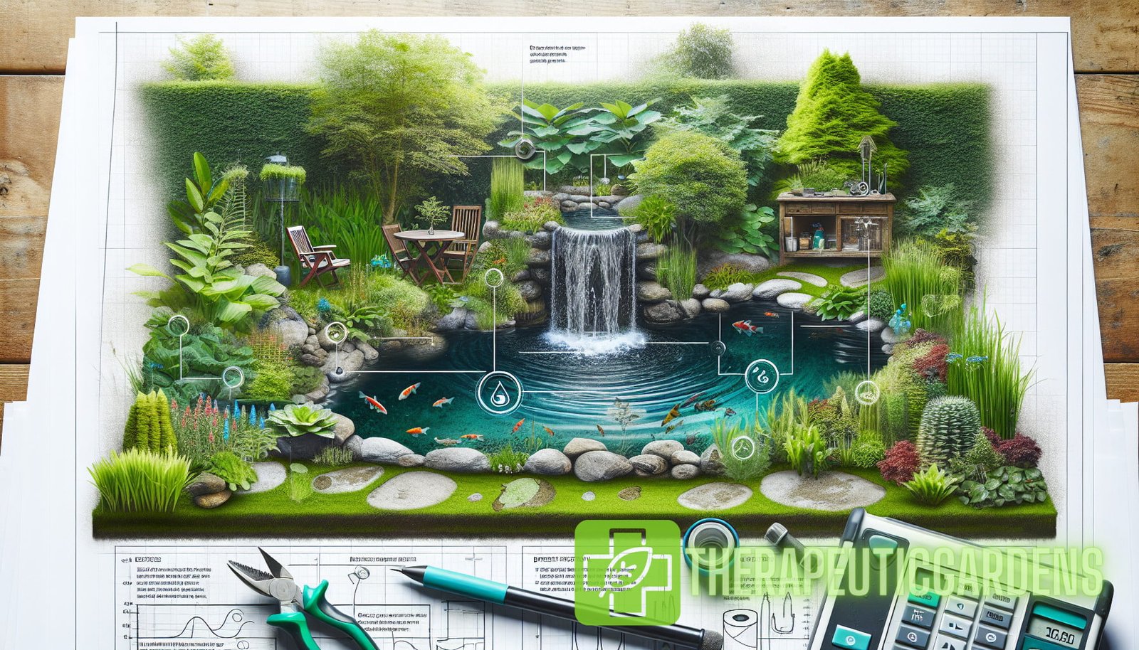 Illustration for section: Monitor and control the levels of chemicals, such as chlorine and pH, to prevent the growth of algae - sustainable oasis