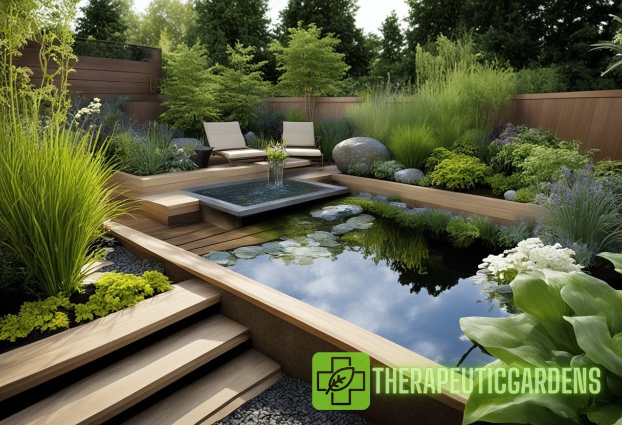 Illustration for section: therapeutic rainwater gardens