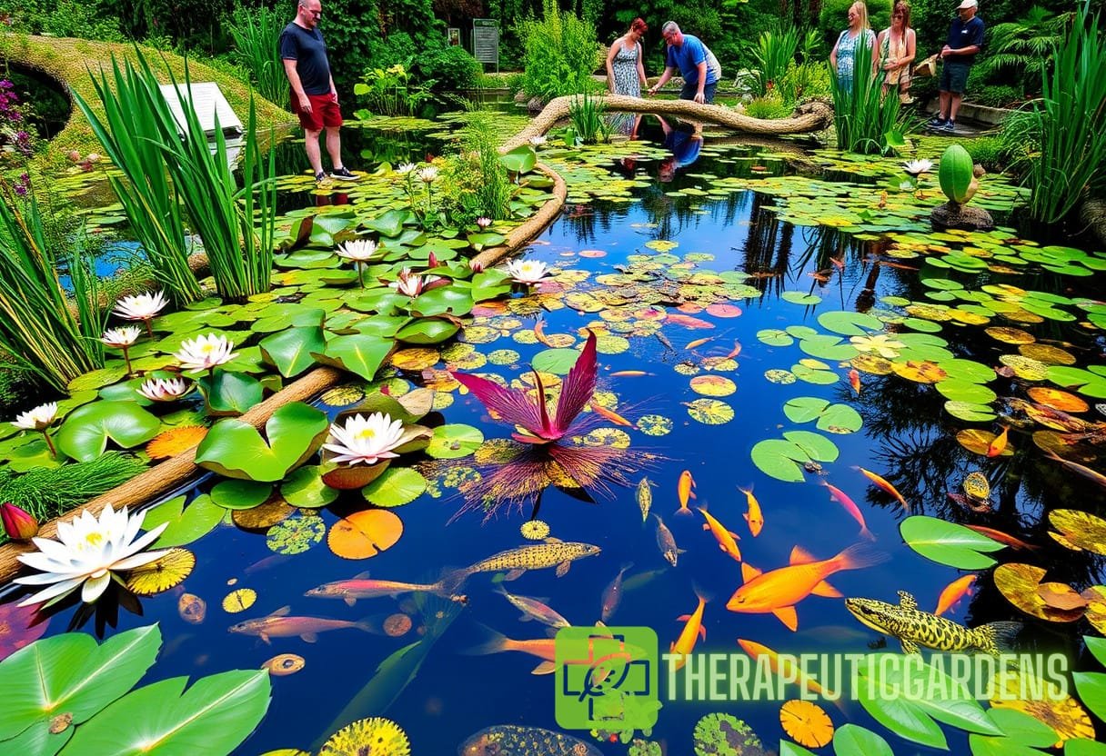 Illustration de la section : Abritant une grande variété de plantes aquatiques, le jardin botanique de New York présente de nombreux jardins aquatiques durables